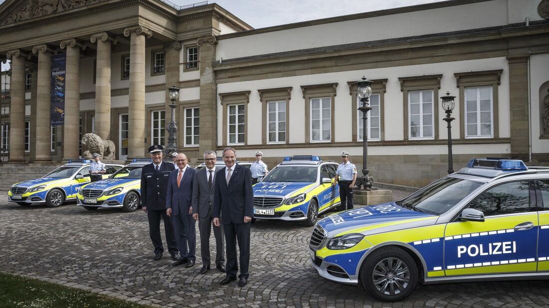 Ãbergabe von 645 Mercedes-Benz Dienstfahrzeugen an die Landespolizei Baden-Württemberg