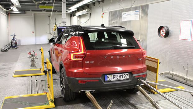 Abgasmessung, Volvo, V40,