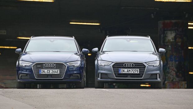 Audi A3 Sportback E-tron und 1.5 TFSI COD