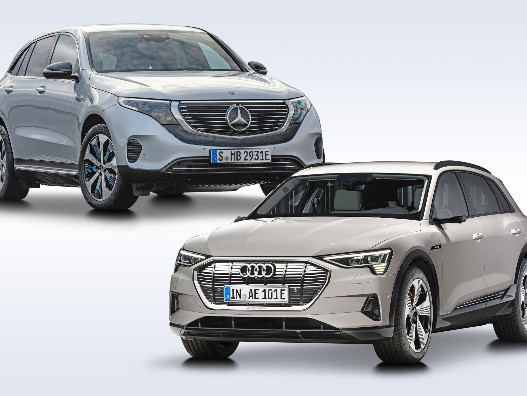 Vergleich Audi E tron und Mercedes EQC Was die Elektro SUV konnen firmenauto