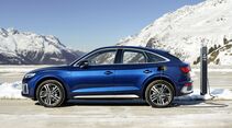 Audi Q5 Sportback 2021, Ladesäule, laden, Plug-in-Hybrid