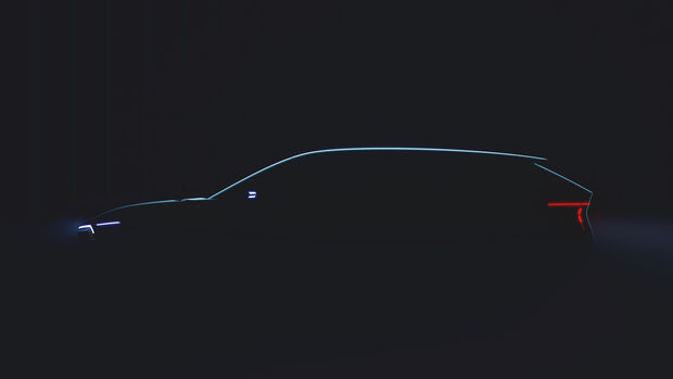 Auf einem nun veröffentlichtes Teaser-Bild lässt sich die Kombi-Silhouette des Skoda Vision O deutlich erkennen