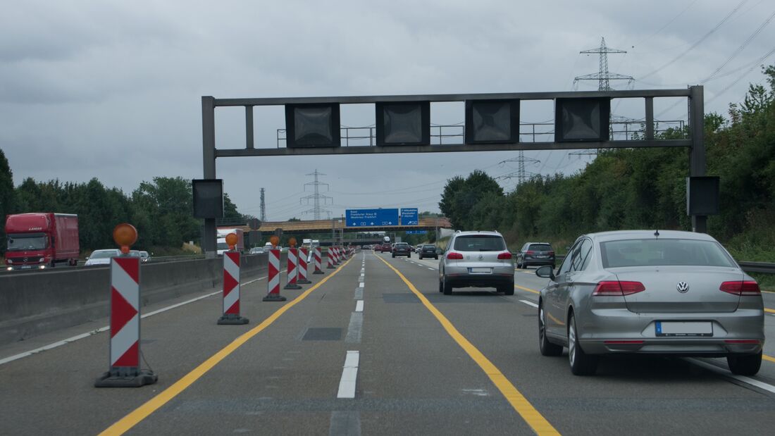 Autobahnbaustelle