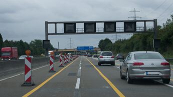Autobahnbaustelle