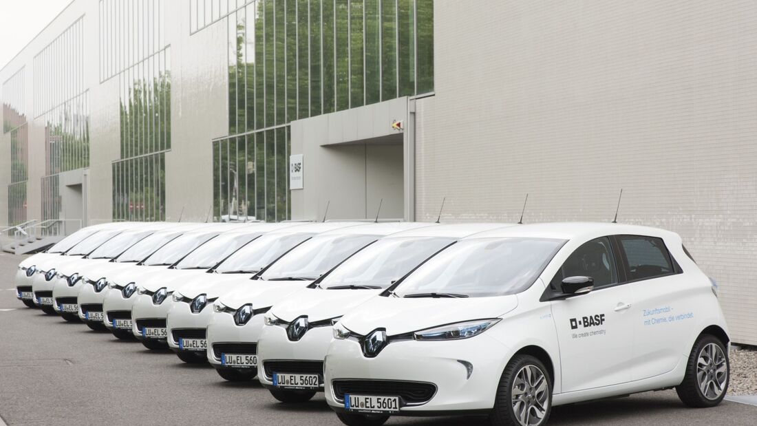 BASF E-Flotte Renault Kangoo Z.E. Zoe