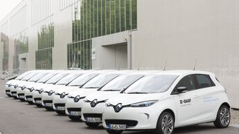 BASF E-Flotte Renault Kangoo Z.E. Zoe