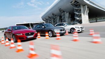 BMW 320d, Jaguar XE 20d, Mercedes C250d