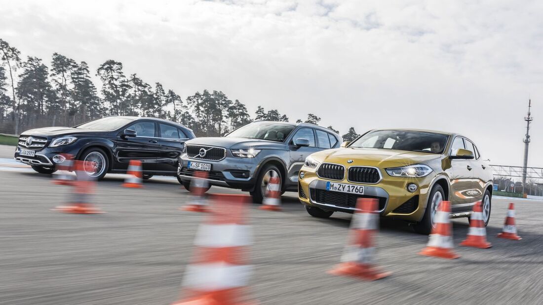 BMW X2 2018 Mercedes GLA 2018 Volvo XC 40 2018
