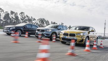 BMW X2 2018 Mercedes GLA 2018 Volvo XC 40 2018