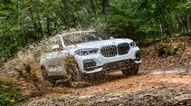 BMW X5, gelände, matsch