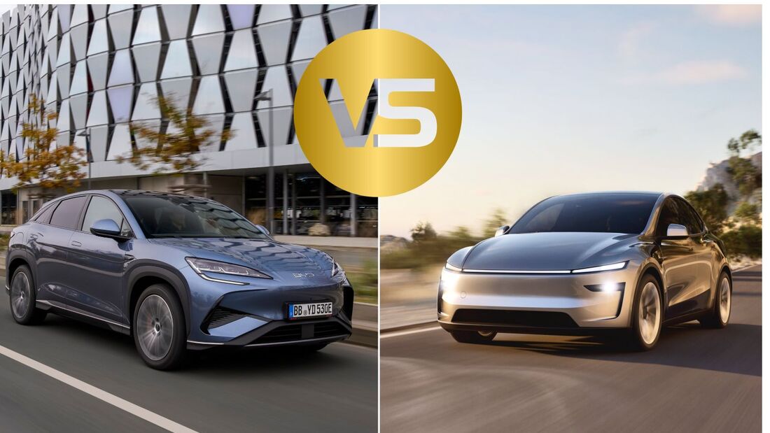 BYD Tesla 2025