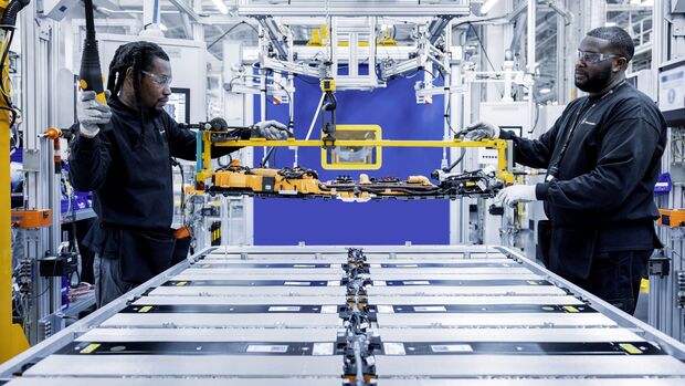 Batteriefertigung am Mercedes-Benz Standort Bibb County, Alabama