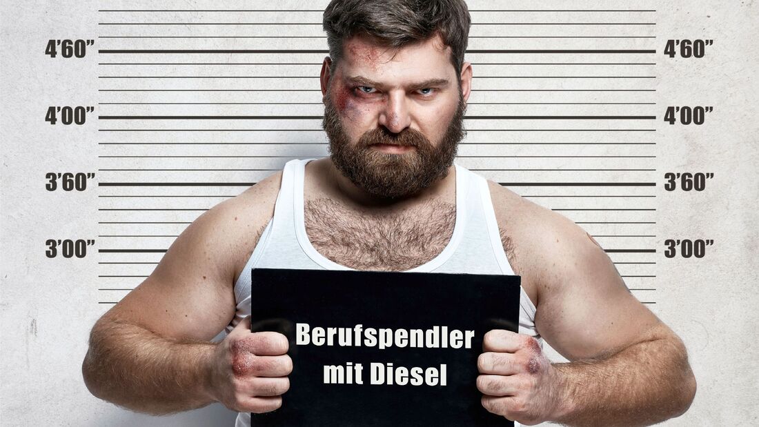 Berufspendler mit Diesel