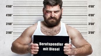 Berufspendler mit Diesel