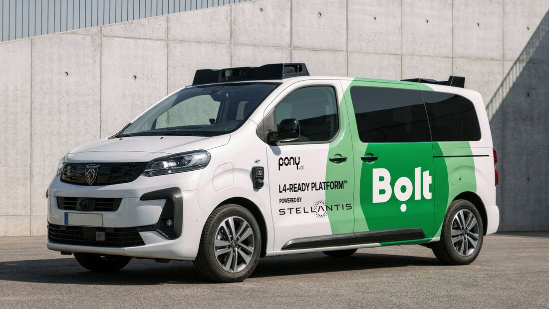 Bolt, Stellantis und Pony.ai testen zusammen im Rahmen eines Gemeinschaftsprojektes das autonome Fahren in Luxemburg.