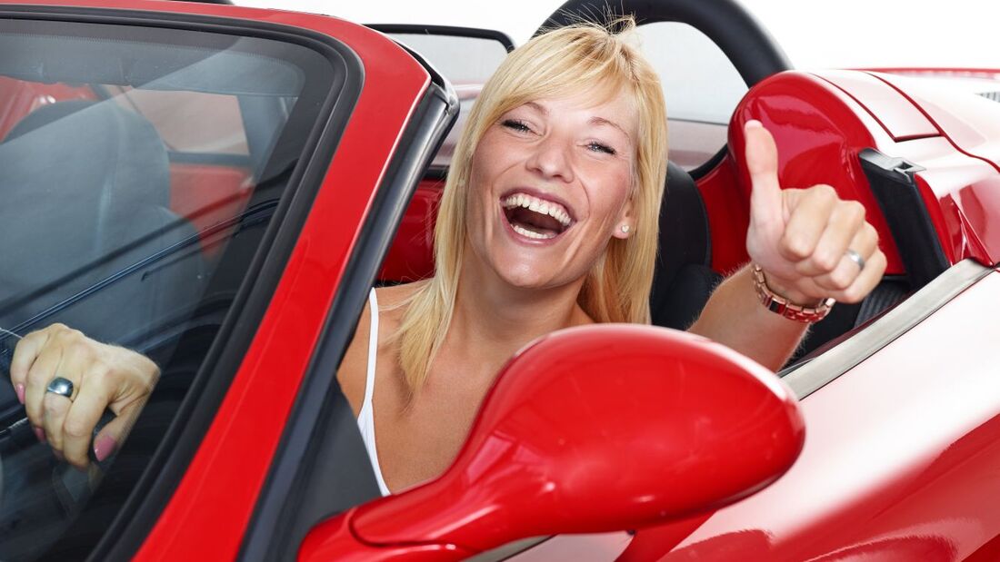 Cabrio, Frau