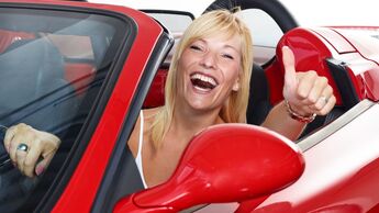 Cabrio, Frau