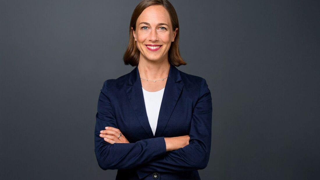Carolin Strunz, designierte Leiterin Globale Kommunikation und Corporate Affairs bei Audi, im offiziellen Porträt.