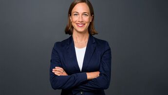 Carolin Strunz, designierte Leiterin Globale Kommunikation und Corporate Affairs bei Audi, im offiziellen Porträt.