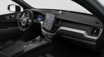 Cockpit des Volvo XC60 T8 AWD mit Zentraldisplay und Lenkrad
