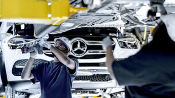 Das Mercedes-Benz Werk in Tuscaloosa, Alabama, Automobilbau, Autoherstellung, Fabrik, Fließband, Autoproduktion
The Mercedes-Benz plant in Tuscaloosa
