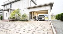 Dendo Haus, Tokio, V2H, V2G, Vehicle to Grid, Vehicle to Home, Mitsubishi, Outlander Plug-in Hybrid, Kabel, Ladestation