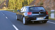 Der BMW 116d von hinten