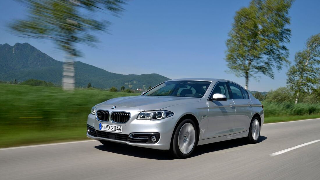 Der BMW 5er von vorne