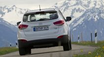 Der Hyundai ix35 von hinten