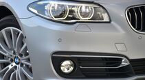Die LED-Scheinwerfer des BMW 5er