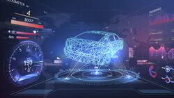 Digitales Auto