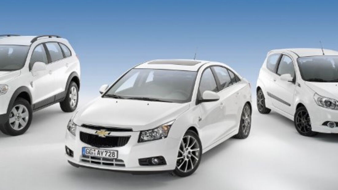 Drei Sondermodelle von Chevrolet