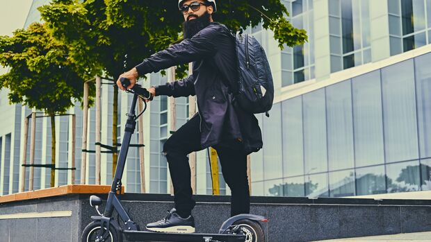 E-Scooter Fahrer