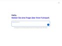 Eingabemaske von Ford Pro AI mit der Aufforderung, eine Frage zum Fuhrpark zu stellen.
