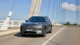Elektro-SUV Geely E5 bei der Fahrvorstellung in Raunheim