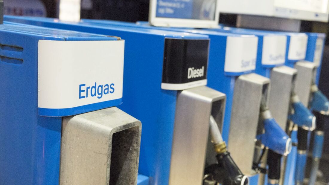 Erdgas Zapfsäule