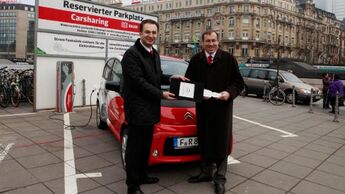 Erster E-Citroën für Deutsche Bahn