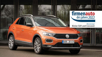 Fadj 2022, Kleine SUV Gesamtsieger, VW T-Roc, firmenauto des Jahres 2022
