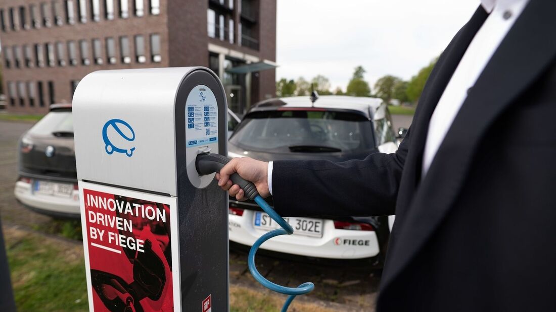 Fiege, Innogy, ladesäule, laden, E-Auto