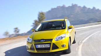 Ford Focus: Europas erstes Benziner-Familienfahrzeug unter 100 Gramm CO2/km - dank 1,0-Liter-EcoBoost-Motor
