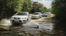 Ford Kuga, Seat Ateca, VW Tiguan