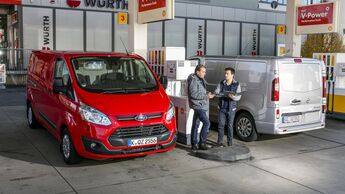 Ford Transit Custom 2.2 TDCi 310L2, Opel Vivaro 1.6 Biturbo CDTIECoflex L1H1