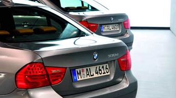 Heck eines BMW 330d