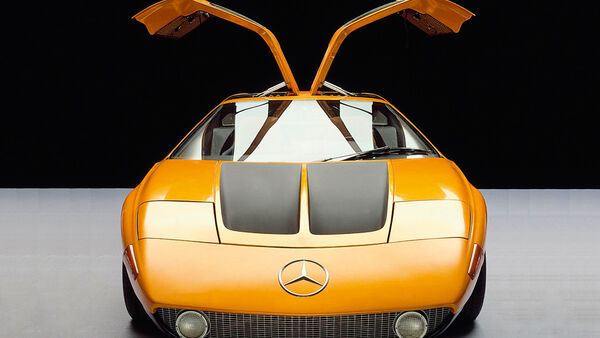 Historie Alternative Antriebe, Futuristisch: Mercedes C111 von 1970, Wankelmotor