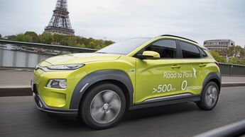 Hyundai Kona Elektro 2018 Road to Paris