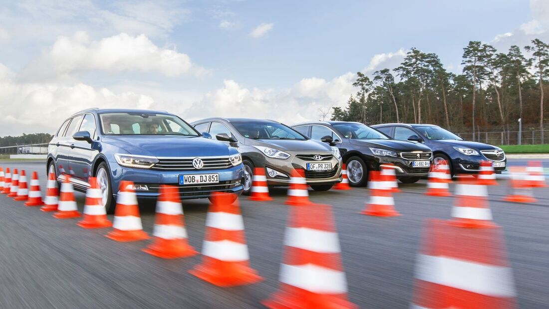 Hyundai i40, Opel Insignia ST, Peugeot 508 SW, VW Passat Variant