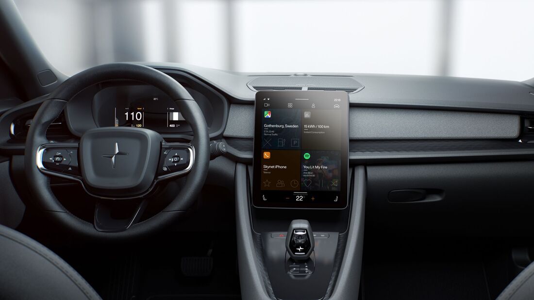Infotainment im Polestar 2