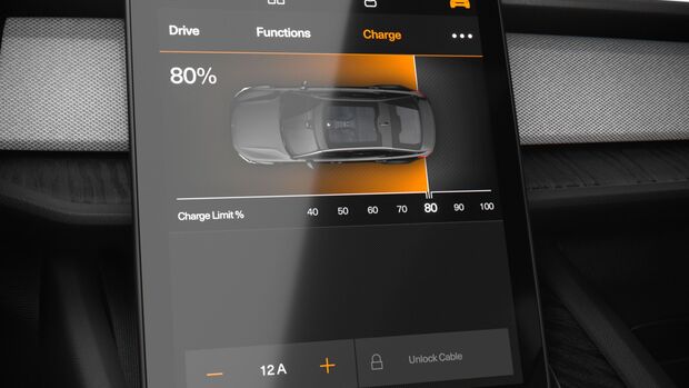 Infotainment im Polestar 2