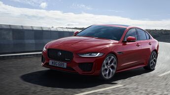 Jaguar XE, Modelljahr 2020, schräg, vorne, links