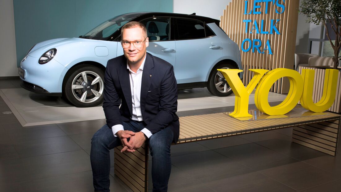 Johannes Brandenburger, Geschäftsführer der O! Automobile GmbH, die das Distributionsgeschäft der Automarke GWM ORA übernommen haben.